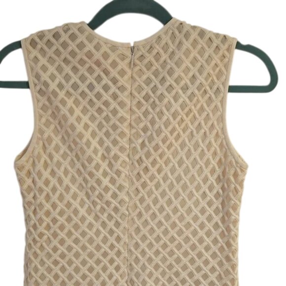 Tory Burch cream sleeveless shift dress size US 6 - Picture 4 of 5